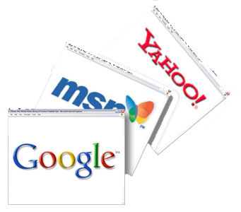 Google, Yahoo & MSN Logo