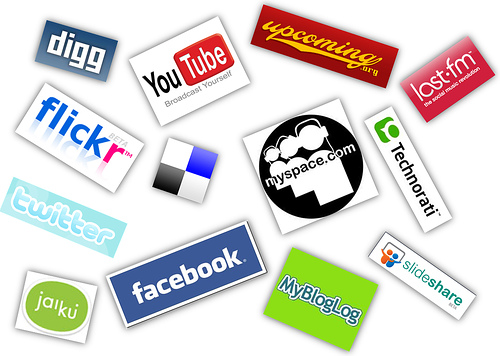Social Media Sites Logos